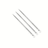12cm Acne Needle Acne Remover Tool Blackhead Whitehead Remover Tool Facial Spot Pimple Remover Extractor Tool Skin Care Tool white