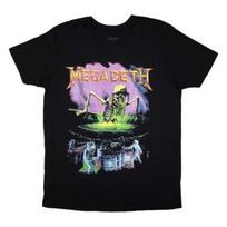 Megadeth Unisex Adult Contaminated Back Print T-Shirt L juoda