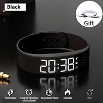 Multi-Functional Kids Digital Watch with Pedometer Alarm Luminous Display Silicone Strap and Bracelet Set White juoda