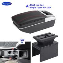 For Nissan Micra K14 Armrest box For NISSAN Micra 2020 2021 2022 2023 2024 Car Armrest box Storage box Interior Car accessories A red line NO USB