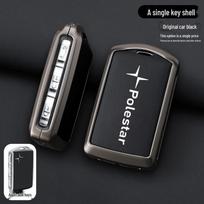 Suderinama Polestar 2 raktų dėklas/korpusas viengubo/dvigubo variklio modeliams ir Polestar 1 automobilio krepšio sagtis black
