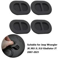 68194821AA 4Pcs Black Oval Shaped Floor Pan Plugs Drain Hole Cover Fit For Jeep Wrangler JK JL 2007-2024 CHINA