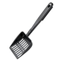 Metal Fireplace Ash Shovel Heat Resistant Fire Pit Tools Black Coal Shovel Hollow out Fireplace Ash Sifter raudona