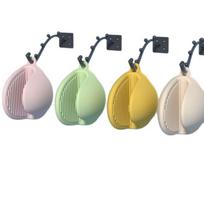 Flower-Shaped 28cm Silicone Pot Lid - Anti-Overflow, Splash-Proof, Dustproof Kitchen Cover beige