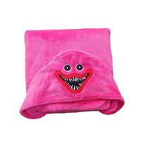 Soft And Warm Poppy Playtime Hooded Blanket Snuggle Up In Style 160x100cm mėlyna