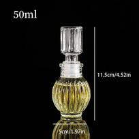1 Pcs 50ml Transparent Small Empty Spirit Whisky Wine Bottle Mini Glass Alcohol Liquor Bottles With Screw Cap Whiskey Decanter 7