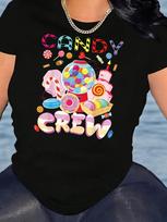 Candy Crew Graphic Print T-shirt XXXL