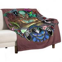 Terraria Bosų Rush Kietasis Režimas Edition Mesti Antklodę Antklodę Senovinė Sofai Minkštos Languotos Antklodės 30x40in black