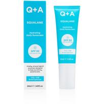 Drėkinamasis veido kremas nuo saulės Q+A Squalane Hydrating SPF50, 50 ml