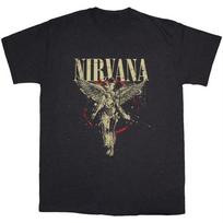 Nirvana Marškinėliai 2026 Naujas Smiley veidelio grafika Medvilnės mišinys Vyrams Moterims Unisex Per dideli Grunge Roko Vintažiniai Streetwear Laisvalaikio Viršutiniai drabužiai S įvairiaspalvis