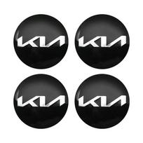 4pcs Car Wheel Center Cover Stickers Hub Cap Accessories For KIA EV6 Sorento Niro Stinger Ceed Carnival K5 K9 Soul Carens VQ Cad wscap11