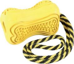 Žaislas šuniui Zolux Titan, 10 cm, geltonas