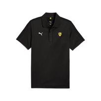 Puma Race Cloudspan Ferrari Team Series Moisture-Wicking Quick-Dry Fashionable Soft Short Sleeve Polo Shirt Men Polo Shirts Black 630185-01 M