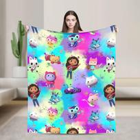 G-gabbys Dollhouse s Magic Blanket  Travel Flannel Throw Blanket For Home Decor Warm Custom DIY Quality Bedspread Gift Idea 30x40in