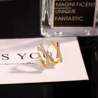 Nauji X formos smeigės auskarai moterims, elegantiški ir madingi, aukštos kokybės, tinkami įvairioms progoms, kasdieniam dėvėjimui. X-shaped zircon auksas