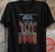 Aretha Franklin Young Gifted And Black Soul Day Dreaming A Brand New Me T Shirt Unisex T-Shirt S įvairiaspalvis
