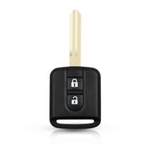 Naujas pakaitinis 2 3 mygtukų nuotolinio valdymo automobilio rakto korpuso dėklas, beraktis įėjimas, skirtas Nissan Qashqai Micra Navara Almera Note 2 Buttons