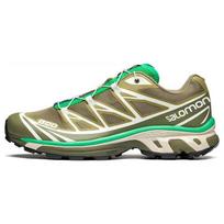 Salomon Xt-6 Viršutinės odos Patogūs Kasdieniai Kvėpuojantys Žemi Žygio Batai Unisex Žygio Batai Ruda Žalia 472935 44 beige
