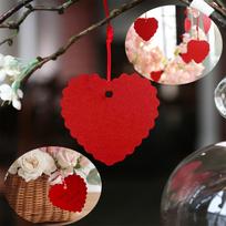 100 Pcs Tags Valentine Gift Tags Heart Cutouts Shaped Kraft Paper Tags With 300 Feet String For Valentine's Day Mother's Day Wedding Party One Size red