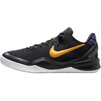Nike Kobe 8 Abrasion Resistant Low top Children's Basketball Shoes Black Unisex FN0266-002 36 black