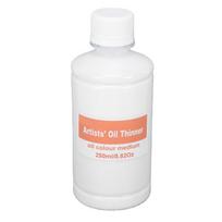 Oil Painting Diluent 250ml Odorless Mineral Spirits Oil Paint Solvent for Art Projects