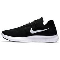 Nike Free Rn Flyknit 2017 Black White 880843-001 42.5 white