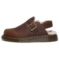Dr. Martens Jorge Ii Faux Fur Lined Slingback Mules 'Warm Tan' Women's 31060362 43 tamsiai ruda spalva