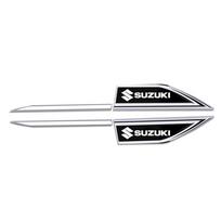 Metalo Lydinio Automobilio Durų Sparno Juostelės Lipdukas Ženklelis Automobilio Kėbulo Apsauginis Lipdukas Suzuki S-Cross SX4 Swift XL-7 Automobilio Aksesuarui black
