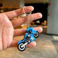 Motociklo Raktų Pakabukas Minkštas Plastikinis Lėliukė Studento Kuprinė Automobilio Raktų Pakabukas Maža Dovana brown