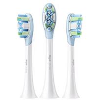 Nauji Mijia Osziliacinės Elektrinės Dantų Šepetėlio Galvutės (Švarus) 3 vnt. Sonic Sweep elektrinio dantų šepetėlio galvučių white