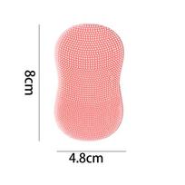 Silikoninis veido valymo šepetėlis Valo poras Pašalina inkštirus 1 Pack pink