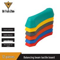 Children's Sensory Balance Beam & Tactile Board Set orange