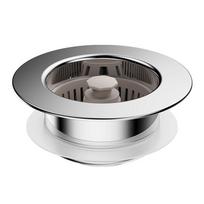 Kitchen Sink Strainer Pop-Up Leak Plug Push Down Wash Basin Sink Drainer Bug and Odor Resistant Universal Fittings