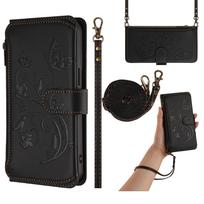 Leather Flip Cases For Samsung Galaxy A17 A16 A15 A14 A13 A12 A07 A06 A05 A05S A04 A04S A04E A03 Core 4G 5G Cover Card Wallet Bag Dual Layer Storage Samsung Galaxy A17 juoda