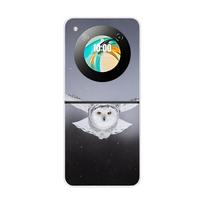 ZTE Nubia Flip Flip2 telefono dėklas Apsauginis kietas PC korpusas Stilingas gyvūnų raštas Skaidrus dangtelis ZTE Libero Flip dėklams ZTE Nubia Flip 2 gray