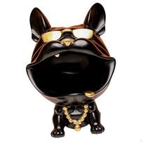 Cool Statue Dog Storage Box Holder for Figurines juoda