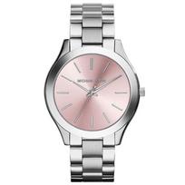 Michael Kors MK3380 Sidabrinis Runway moteriškas laikrodis 42mm sidabras