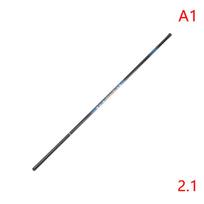 Teleskopinis meškerė uoloms Stiklo pluoštas 2.1/2.7/3.6/4.5/5.4/6.3/7.2M Suktukas meškeryšotis Karpių feeder meškerė Banglenčių spinning meškerė as the picture gray