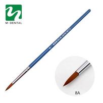 1Pc Dental Porcelain Brush Pen For Dental Lab Equipment Dentist Tools Dental Glaze Brush Pen Ceramic Brush Pen white