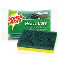 3M Scotch-Brite Natural Wood Pulp Cotton Ultra-Clean Scouring Pad, 3-Pack Dishwashing Cloth