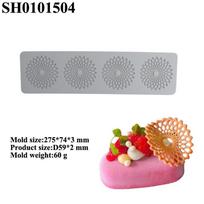 Hollow Flower Daisy Silicone Fondant Lace Mat for DIY Baking and Molecular Gastronomy