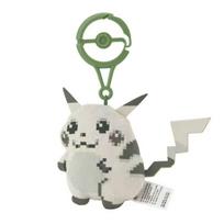 Pikachu pliušinis lėlės žaislas jubiliejui Mielas kimštas Pokemon žaislas Pikselių stiliaus Animacinių filmukų išoriniai priedai Kolekcija Dovana 30-asis Glostomas Pūkuotas Huggable Kawaii Komfortas white
