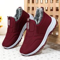 Women's Fashion Winter Boots Faux Fur Lined Waterproof Slip Resistant Platform Booties Casual Shoes Gift 36 raudona