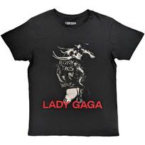 Lady Gaga T-Shirt: Leather Jacket OFFICIAL NEW S black