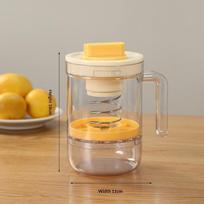 Greek Yogurt Cold Brew Filter 10 Mins Fast Filtration Portable Lightweight Strainer for Home Kitchen Travel Use geltona