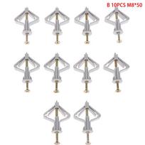 20 vnt. plėtinių gipso kartono ankerių rinkinys su varžtais, savaime gręžiantis, sieninis, namų, praduriamas 20pcs pilka spalva