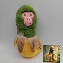 22cm Brainrot Tung Sahur Plush Funny Toys Tralalero Tralala Plushie Bombardiro Crocodilo Shimpanzini Bananini Stuffed Toy Gift brown