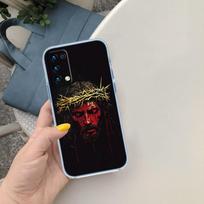 CJ19 Biblijos eilutė Jėzus Kristus Dėklas, skirtas Motorola G10 G20 G30 G31 G32 G34 G35 G41 G42 G50 G51 G52 G55 G60 G60S G62 G71 G72 G75 Motorola Moto G32 gray