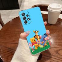 Clear Case For Samsung Galaxy A57 A37 A56 A36 Cases A55 A54 A35 A26 A07 A17 A16 A06 A34 A15 Cover Winnie The Pooh Piglet Tigger Galaxy A52 blue