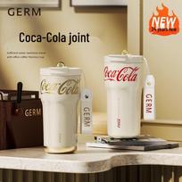 Germ Coca-Cola Dual-Drink Stainless Steel Tumbler white